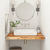 vidaXL Piano Bagno 70x60x3,8 cm Rettangolare Legno Massello di Acacia