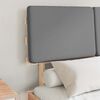 vidaXL Letto con Testiera Rivestita Grigio chiaro 120 x 200 cm