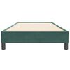 vidaXL Letto a Molle senza Materasso Verde Scuro 80x220 cm Velluto