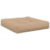 vidaXL Cuscino per Sedia in Unico Pezzo VIANEN 100% Poliestere Sabbia