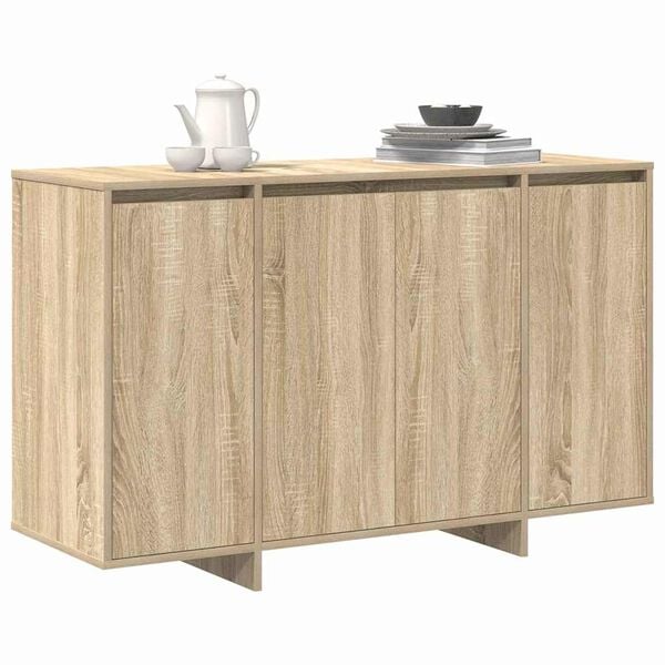 vidaXL Credenza rovere sonoma 120 x 41 x 75 cm Legno multistrato