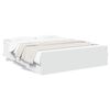 vidaXL Giroletto con Cassetti Bianco 140x200 cm in Legno Multistrato