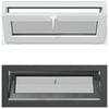 vidaXL Finestra per Soffitta RISOR 110 x 40 cm PVC e Vetro Antracite