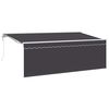 vidaXL Tenda retrattile Antracite 350 x 200 cm Poliestere e Alluminio