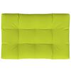 vidaXL Cuscino per Pallet Verde Brillante 120x80x12 cm in Tessuto