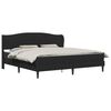 vidaXL Struttura del letto con testiera Nero 180 x 200 cm Similpelle