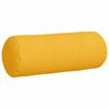 vidaXL Cuscini a rullo 2 pcs Giallo Chiaro Ø 25 x 70 cm