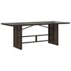 vidaXL Set da Pranzo da Giardino 9pz con Cuscini Marrone in Polyrattan