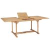 vidaXL Tavolo da Pranzo Allungabile 150-200x100x75 cm Massello di Teak