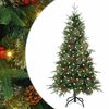 vidaXL Albero di Natale Artificiale con Rami Pieghevoli Verde 150 cm