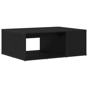 vidaXL Tavolino da salotto Rovere Nero 90 x 67 x 33 cm