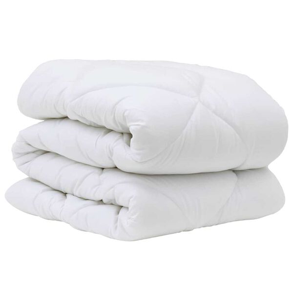 vidaXL Duvet Invernale Bianco 240 x 222 x 5 cm Poliestere