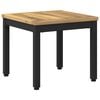 vidaXL Tavolino da salotto Bianco decapato e nero 40 x 40,5 x 36 cm