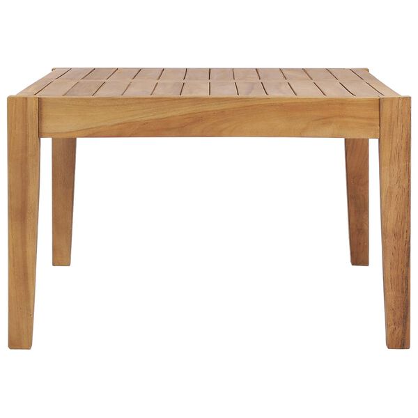 vidaXL Tavolo da Giardino 90,5x55,5x30,5 cm in Legno Massello di Teak