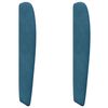 vidaXL Orecchia della Testata Blu 80 x 23 x 6 cm Velluto
