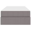 vidaXL Letto con contenitore e materasso Talpa 90 x 190 cm Poliestere