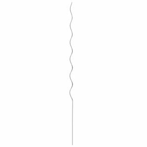 vidaXL Supporto per piante 50 pz Argento 150 x 0,6 x 0,6 cm Acciaio