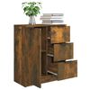 vidaXL Credenza Rovere Fumo 60x30x70 cm in Legno tecnico