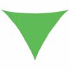 vidaXL Vela Parasole 160 g/m&sup2; Verde Chiaro 3,5x3,5x4,9 m in HDPE