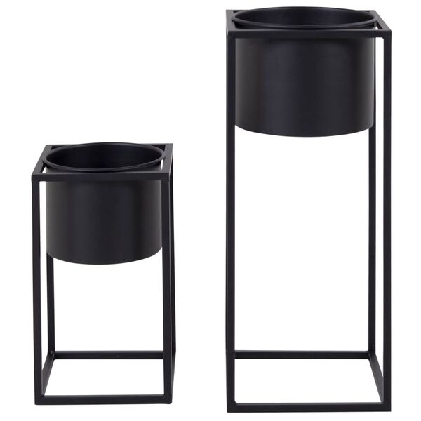 House Nordic Fioriere 2 pz Lena Nere