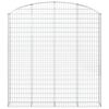 vidaXL Cesto Gabbione ad Arco 200x30x200/220 cm Ferro Zincato