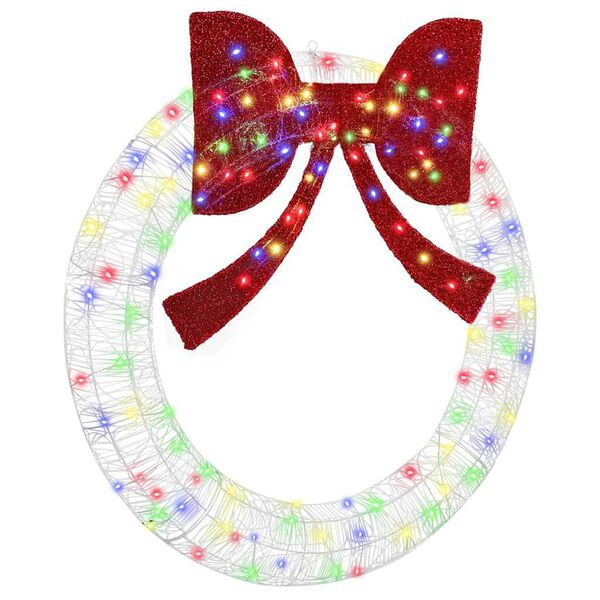 vidaXL Ghirlanda con 150 LED Multicolore 120 cm Acrilico