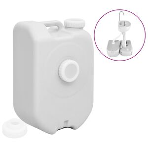 vidaXL Serbatoio Acqua Portatile 24 L Grigio