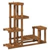 vidaXL Supporto per piante Naturale 93,5 x 25 x 91,5 cm