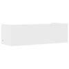 vidaXL Scaffale a Parete Bianco 100x35x30,5 cm in Legno Multistrato