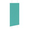vidaXL Tenda Plissettata Verde petrolio 60x150 cm Larghezza Tessuto