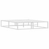 vidaXL Giroletto senza Materasso Bianco 160x200 cm Metallo