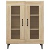 vidaXL Credenza Rovere Sonoma 69,5x34x90 cm in Legno Multistrato