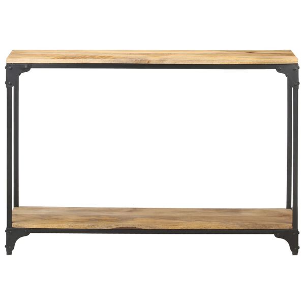 vidaXL Tavolo Consolle 110x30x75 cm in Legno Massello di Mango
