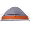 vidaXL Tenda da Campeggio a Cupola 6 Persone Grigio e Arancione