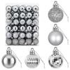 vidaXL Set di Palline di Natale 150 pz Grigio 3 cm Polistirolo
