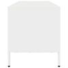 vidaXL Mobile TV Bianco 135x39x43,5 cm in Acciaio Laminato a Freddo