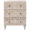 vidaXL Credenza con Ripostiglio Bianco 60 x 33,5 x 75 cm
