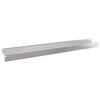 vidaXL Bordura per Prato 20 pz 100 x 10 x 8 cm Acciaio Argento