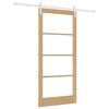 vidaXL Porta scorrevole ORKDAL Naturale 93 x 202 cm