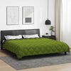 vidaXL Duvet Invernale Verde e Antracite 220 x 260 cm Microfibra