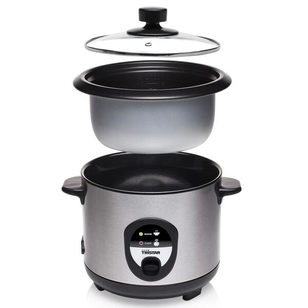 Tristar Cuociriso RK-6126 400W 1L Argento