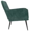 vidaXL Poltrona Verde Scuro 62x79x79 cm Velluto