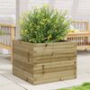vidaXL Fioriera da Giardino 60x60x46 cm in Legno di Pino Impregnato