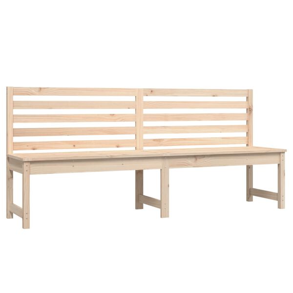 vidaXL Panca da Giardino 201,5 cm in Legno Massello di Pino