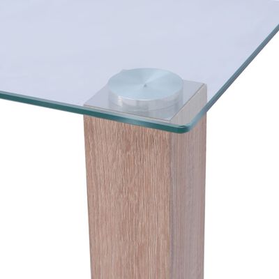 vidaXL Tavolino da Caffè in Vetro 120x60x43 cm