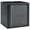 vidaXL Armadi di rete Nero 600 x 600 x 640 mm Acciaio