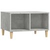 vidaXL Tavolino Salotto Grigio Cemento 60x50x36,5 cm Legno Multistrato