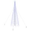 vidaXL Albero di Natale LED con picchetti per il terreno Blu 400 cm