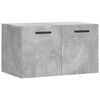 vidaXL Mobile a Parete Grigio Cemento 60x36,5x35 cm Legno Multistrato