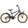 vidaXL Bici per Bambini con Trasportino Frontale 20'' Nero e Arancione
